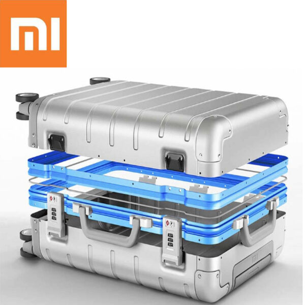 Original Xiaomi 20inch Travel Suitcase Men Women Business Trunk 31L Aluminum Alloy TSA Lock Spinner Wheel Carry On Luggage Case