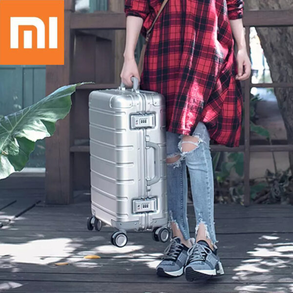 Original Xiaomi 20inch Travel Suitcase Men Women Business Trunk 31L Aluminum Alloy TSA Lock Spinner Wheel Carry On Luggage Case